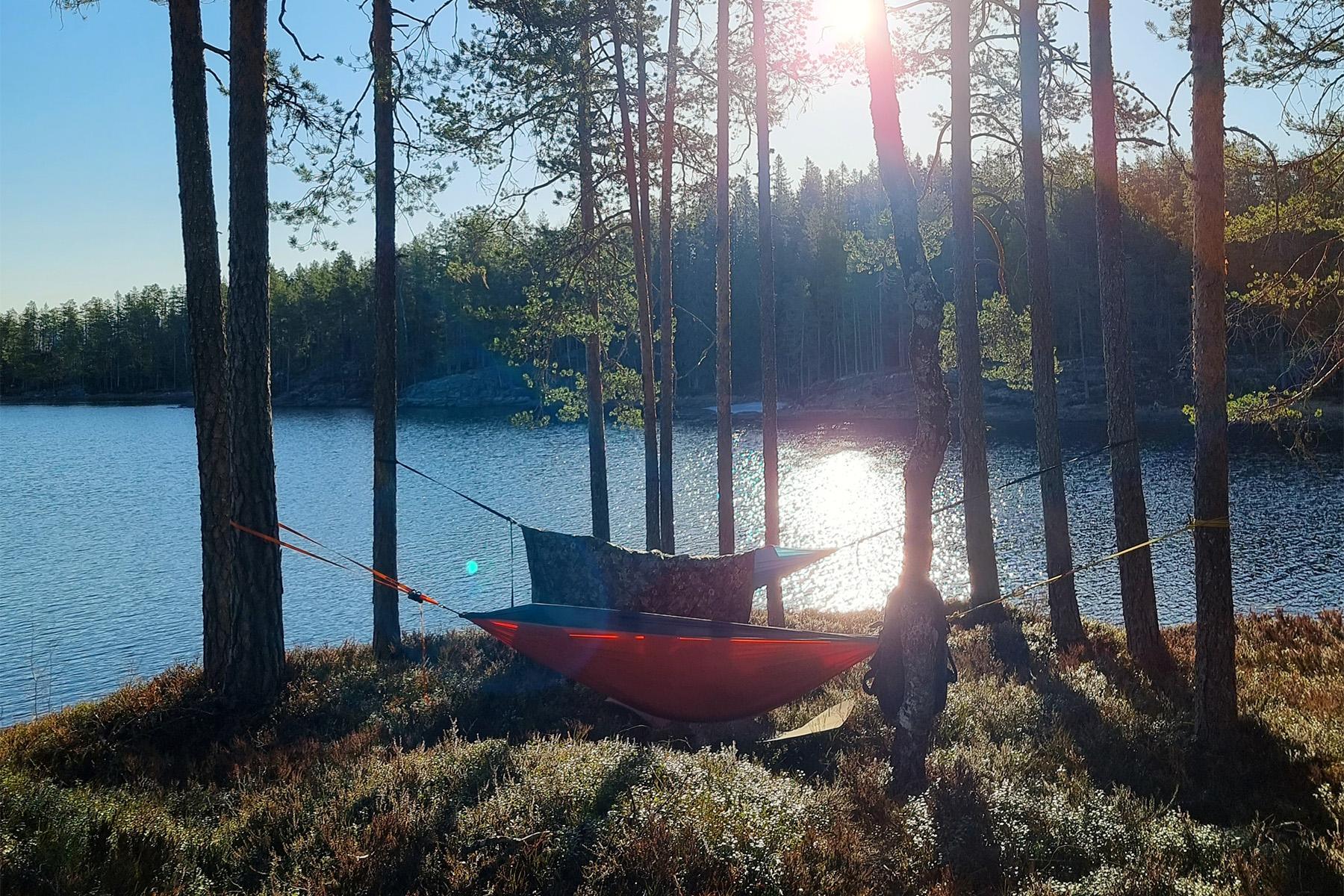 Overnatting ved vannet